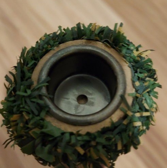 KURT S ADLER RESIN OLD WORLD STYLE SANTA CLAUS 8.5" CANDLESTICK HOLDER - Picture 7 of 10